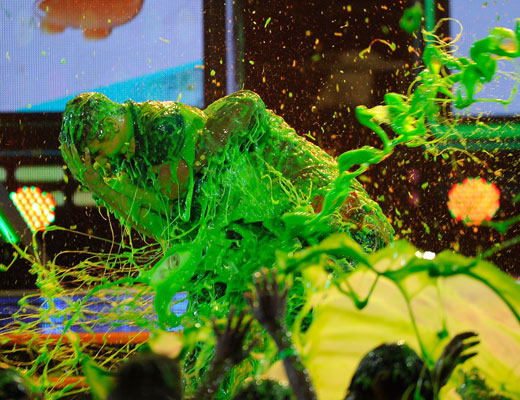 Justin Bieber slimed
