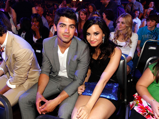 Joe Jonas Demi Lovato KCA Nominees and real life squeezes Joe Jonas and 