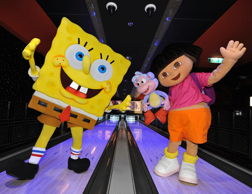 dora and spongebob