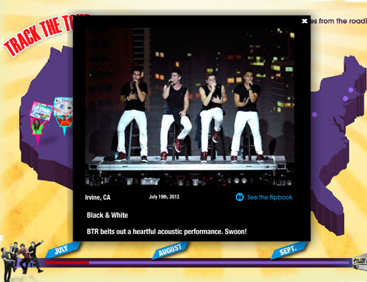 Check Out the Big Time Rush Tour Map! | Post, Read Comments & Opinions