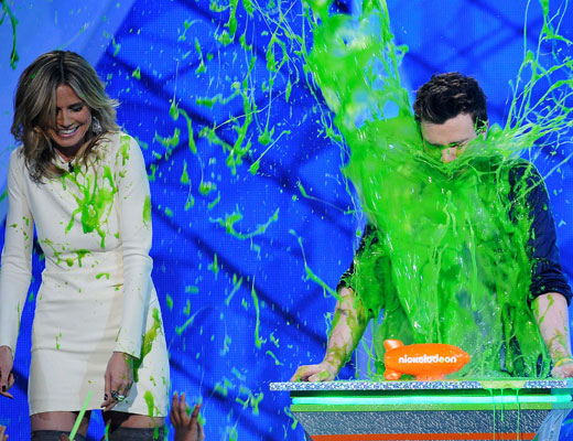 heidi klum chris colfer