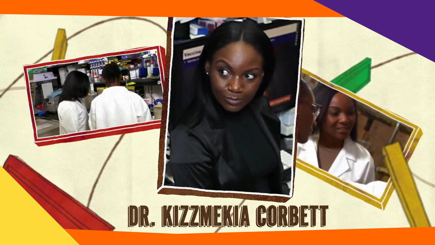 Scientist and researcher Dr. Kizzmekia Corbett.