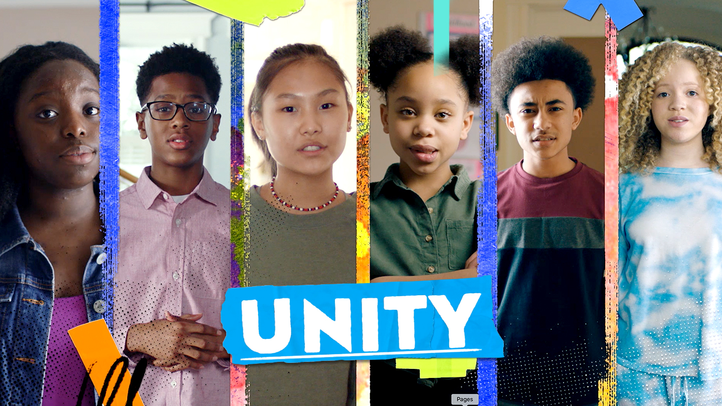 Title: Unity. Vision Board of America thumbnail featuring a group of diverse children speaking to the camera.