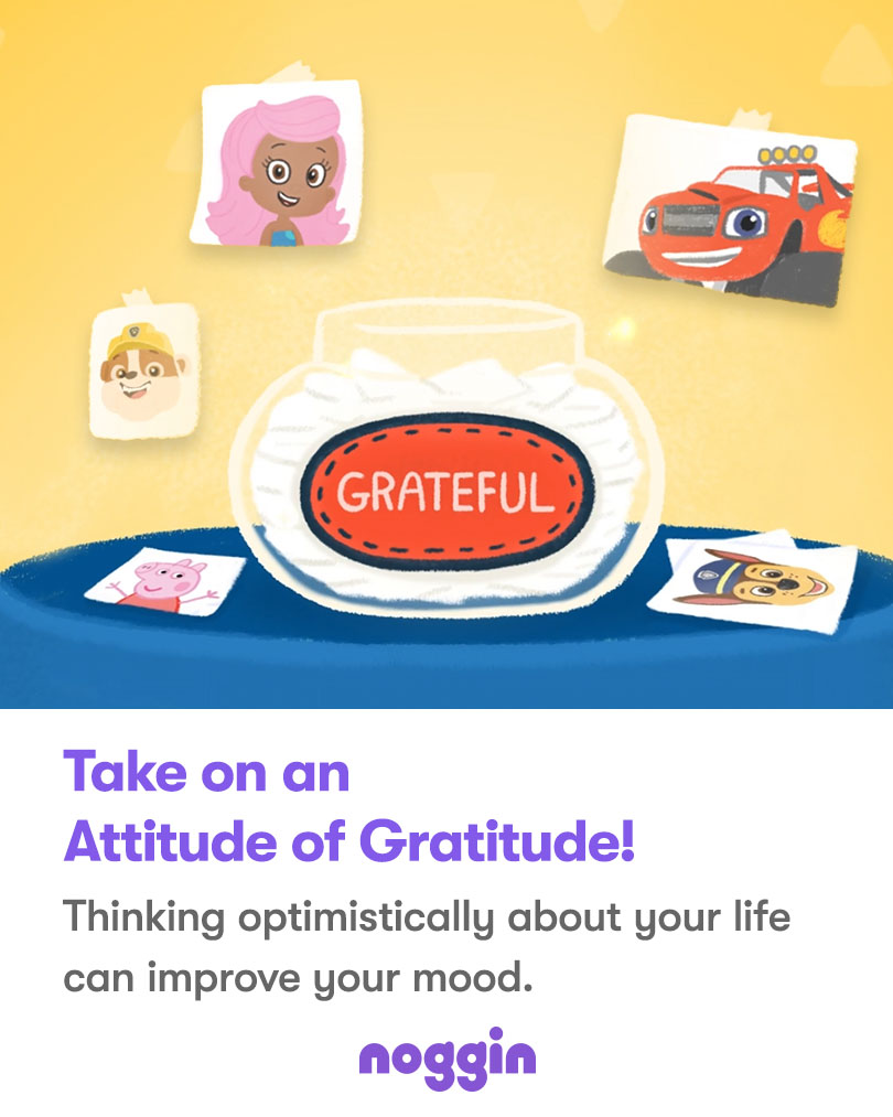 Take on an attitude of gratitude! Thinking optimistically about your life can improve your mood, thumbnail.